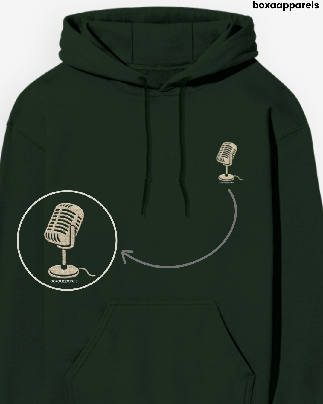 Vocal Thread – Microphone Regular Fit Hoodie