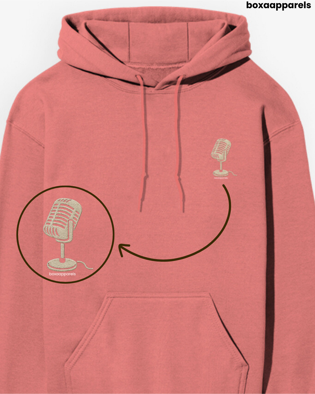 Vocal Thread – Microphone Regular Fit Hoodie