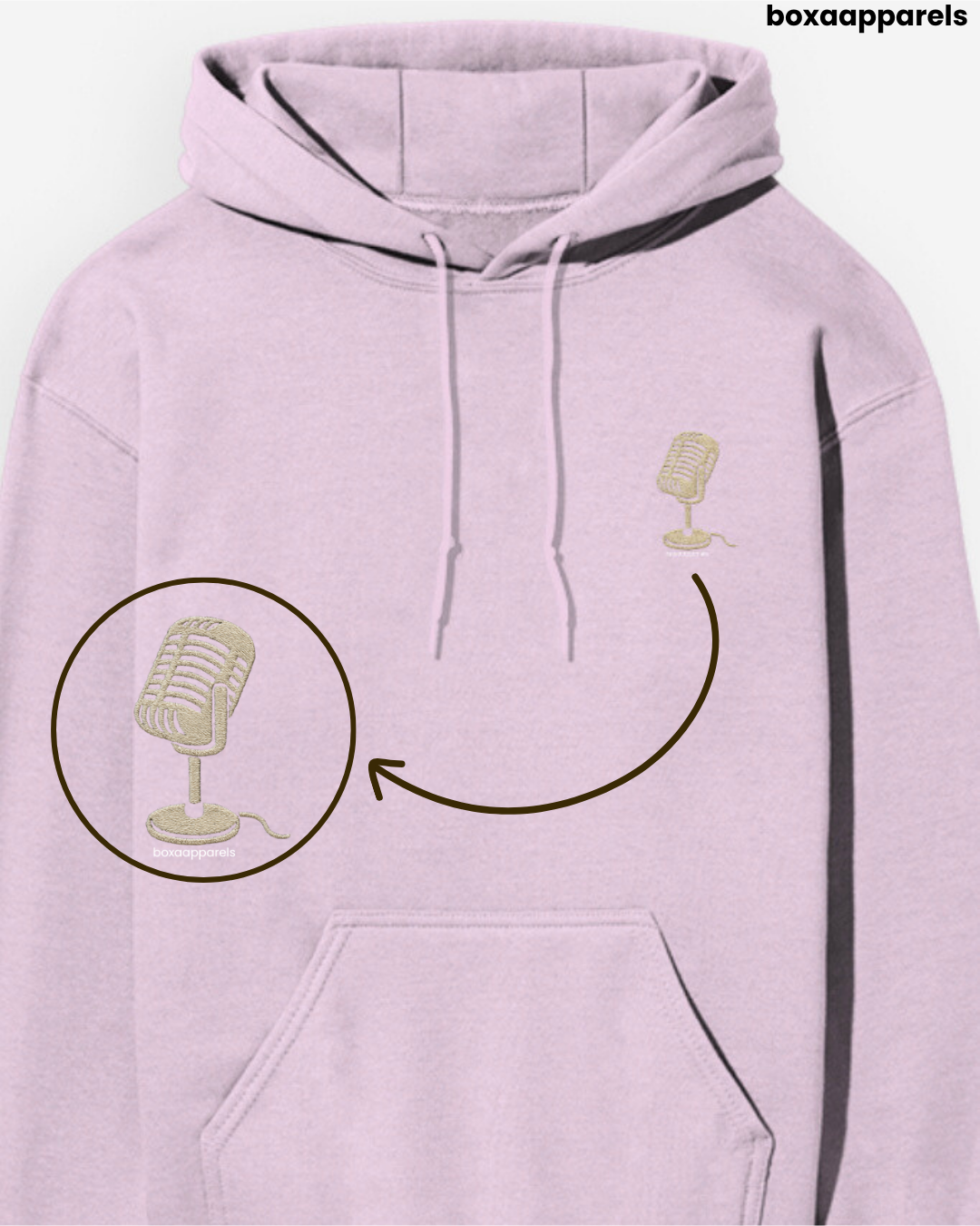 Vocal Thread – Microphone Regular Fit Hoodie