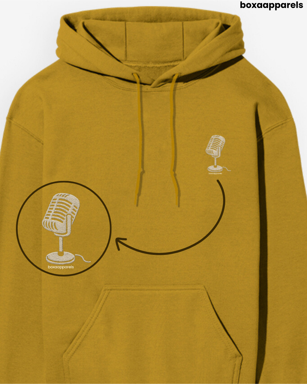 Vocal Thread – Microphone Regular Fit Hoodie