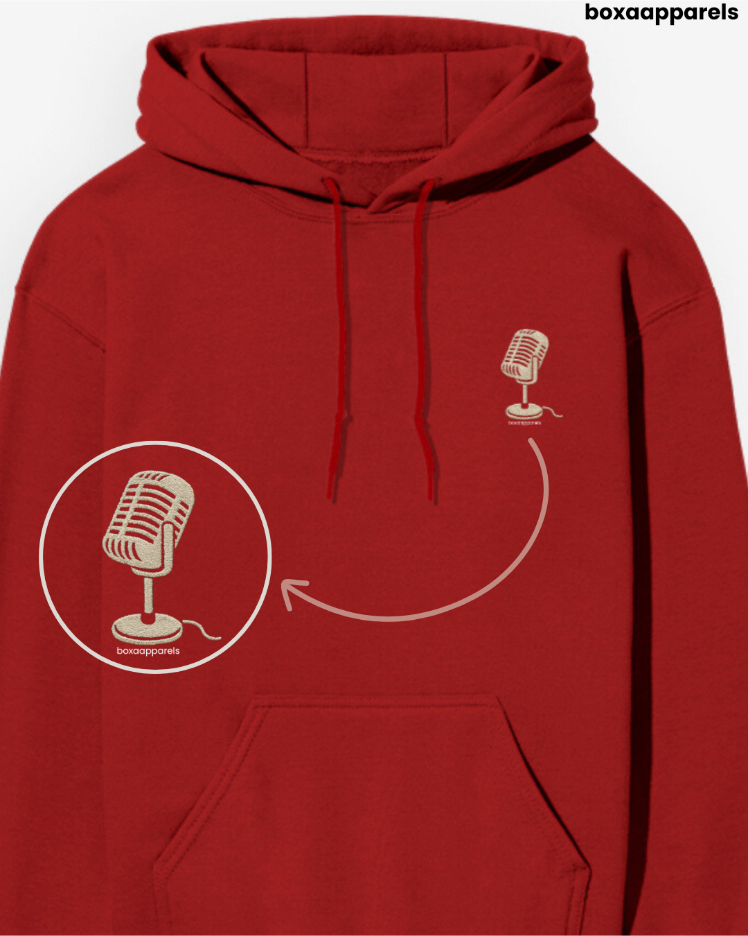 Vocal Thread – Microphone Regular Fit Hoodie