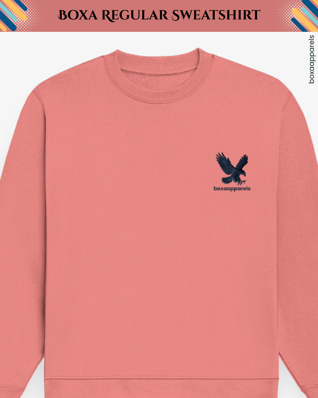 Boxa Regular Fit Unisex Sweatshirt Light Tone – Everyday Ease