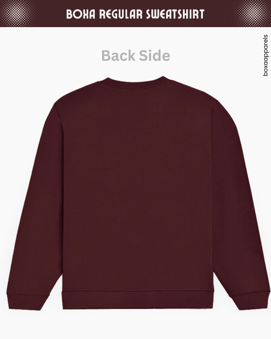 Boxa Regular Fit Unisex Sweatshirt Dark Tone – Everyday Ease