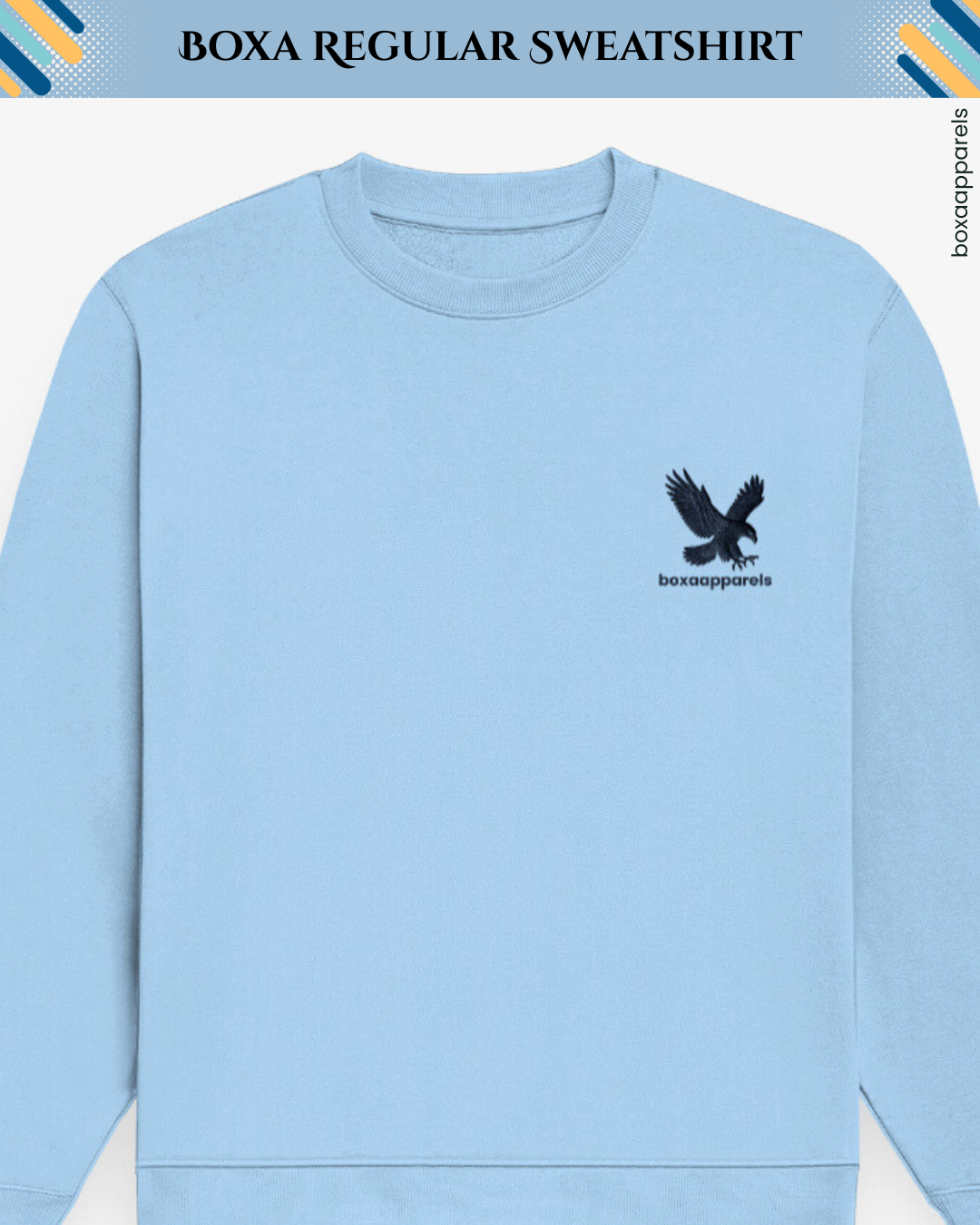 Boxa Regular Fit Unisex Sweatshirt Light Tone – Everyday Ease