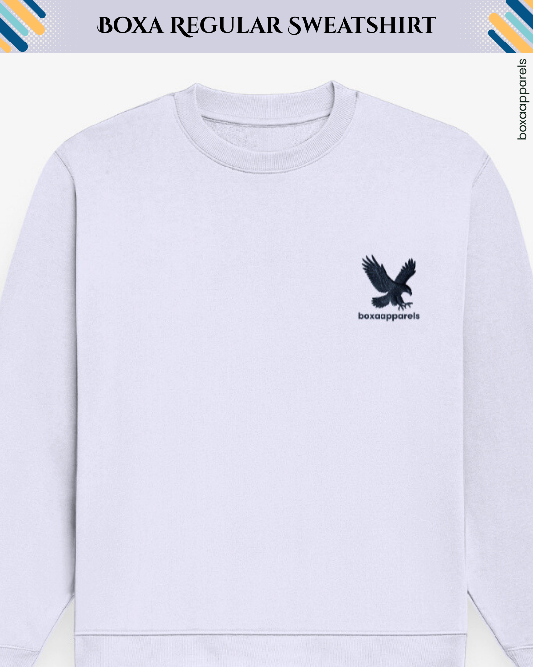 Boxa Regular Fit Unisex Sweatshirt Light Tone – Everyday Ease