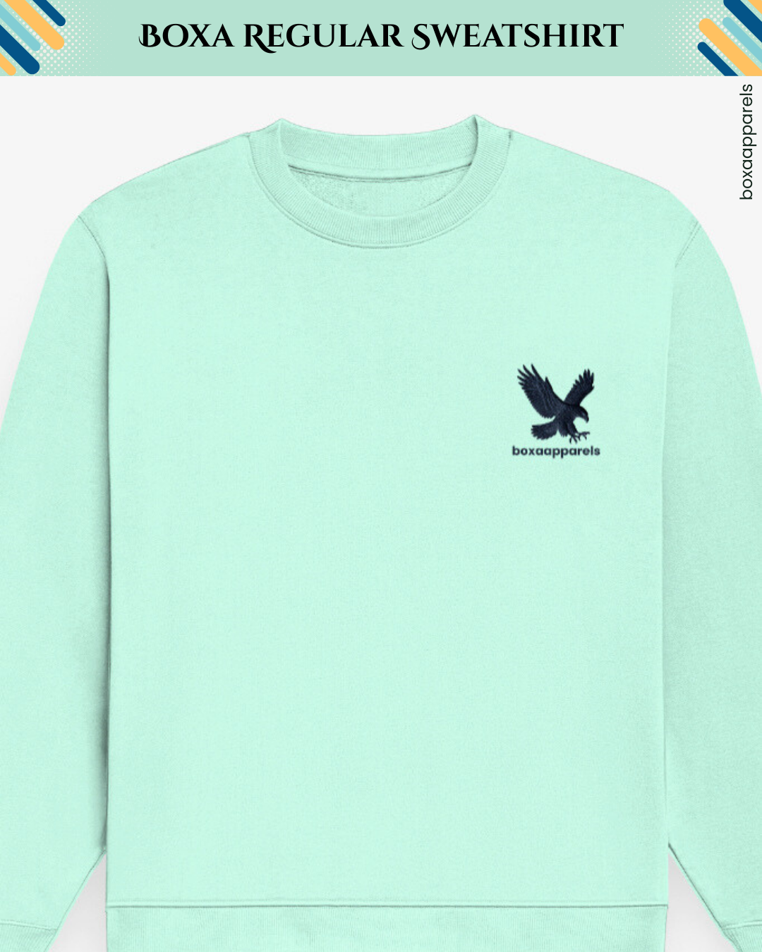 Boxa Regular Fit Unisex Sweatshirt Light Tone – Everyday Ease