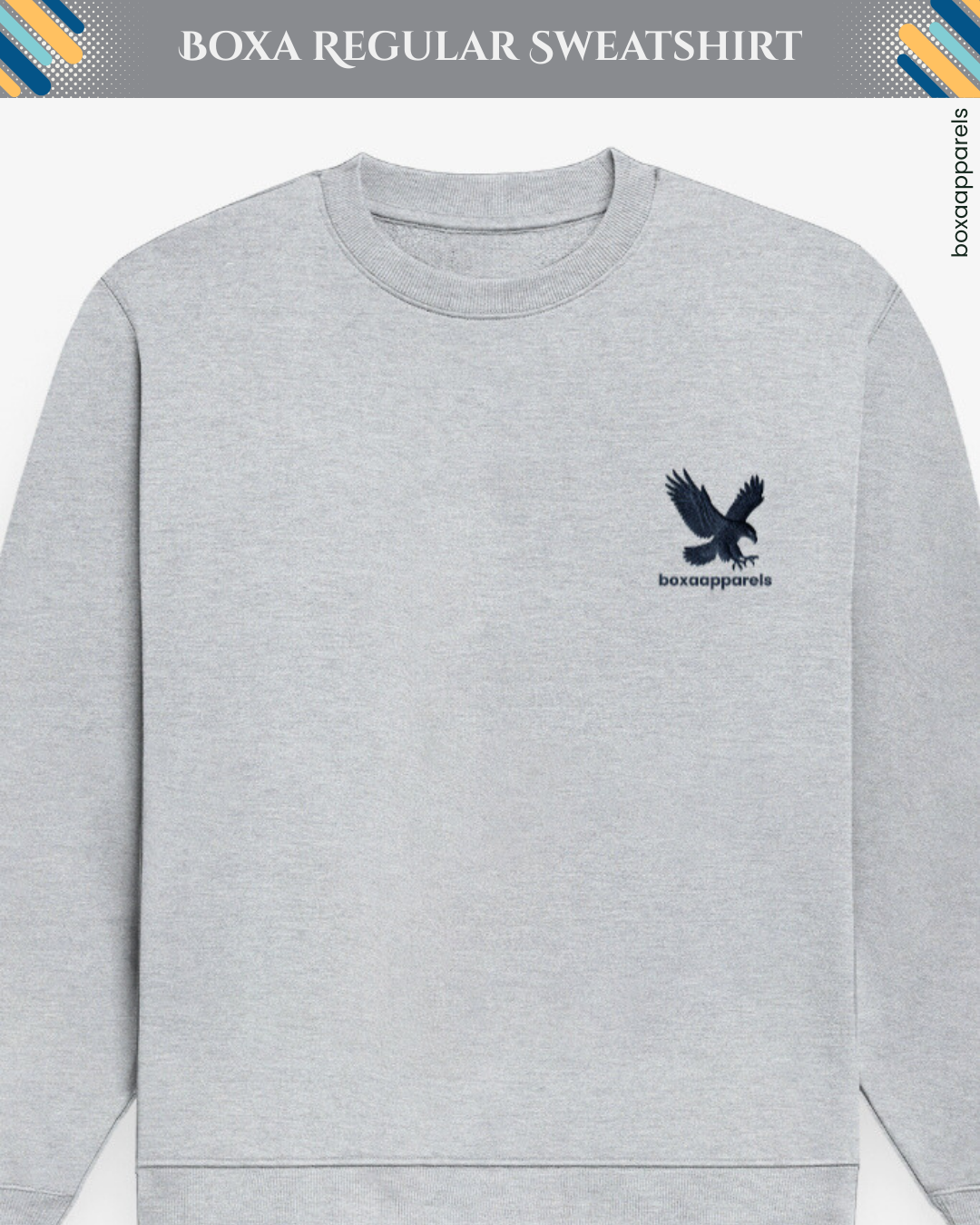 Boxa Regular Fit Unisex Sweatshirt Light Tone – Everyday Ease