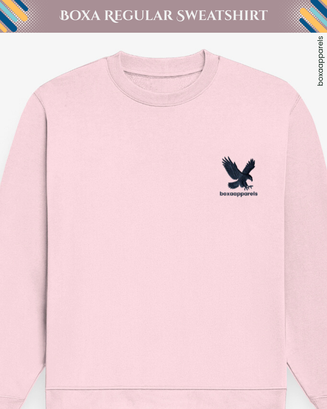 Boxa Regular Fit Unisex Sweatshirt Light Tone – Everyday Ease