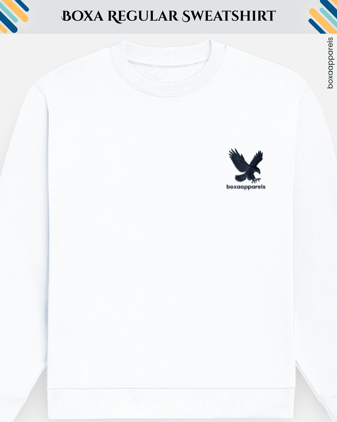 Boxa Regular Fit Unisex Sweatshirt Light Tone – Everyday Ease