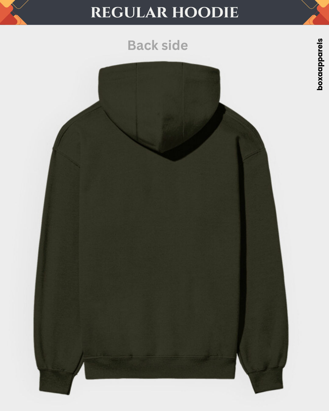 Boxa Regular Fit Unisex Hoodie Dark Tone – Everyday Comfort