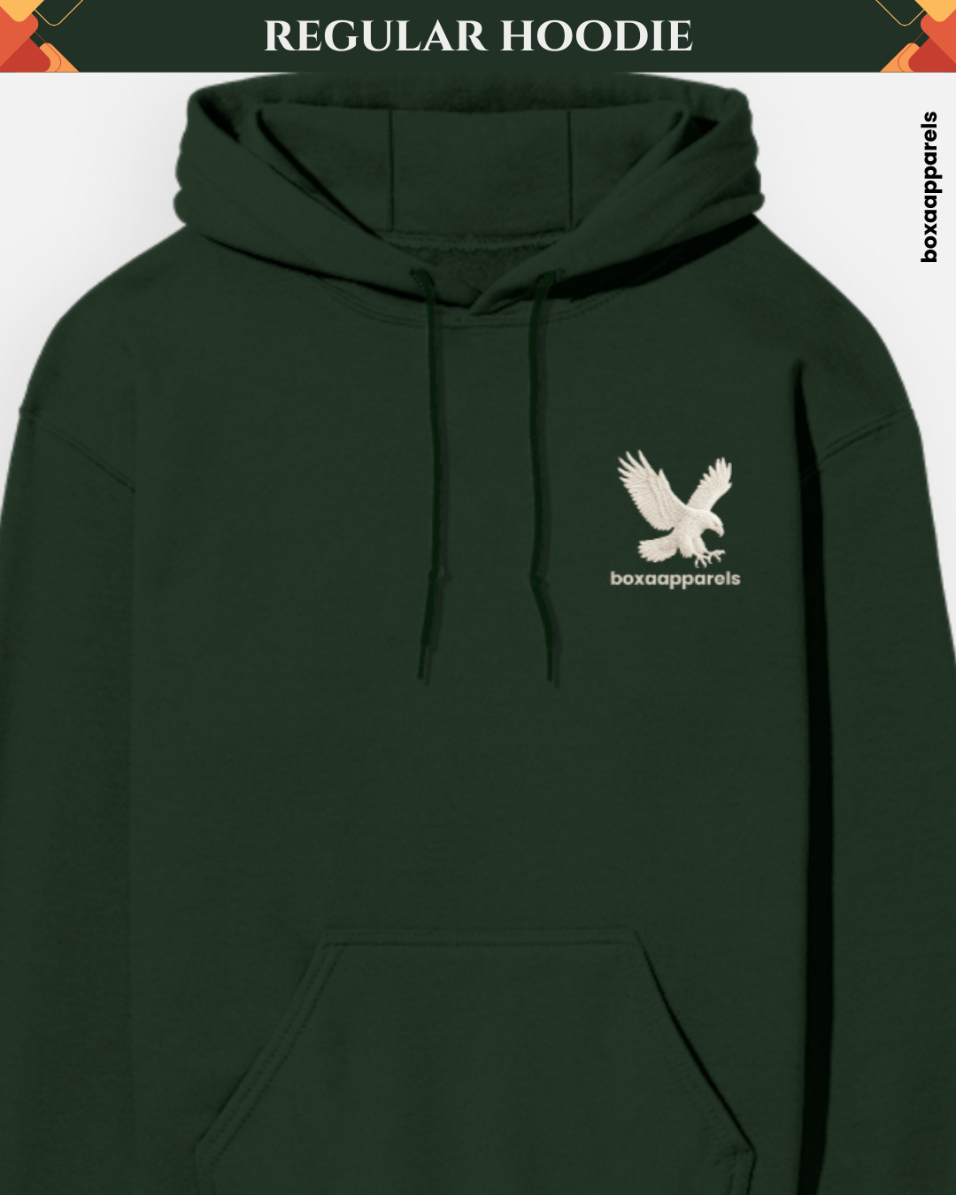 Boxa Regular Fit Unisex Hoodie Dark Tone – Everyday Comfort