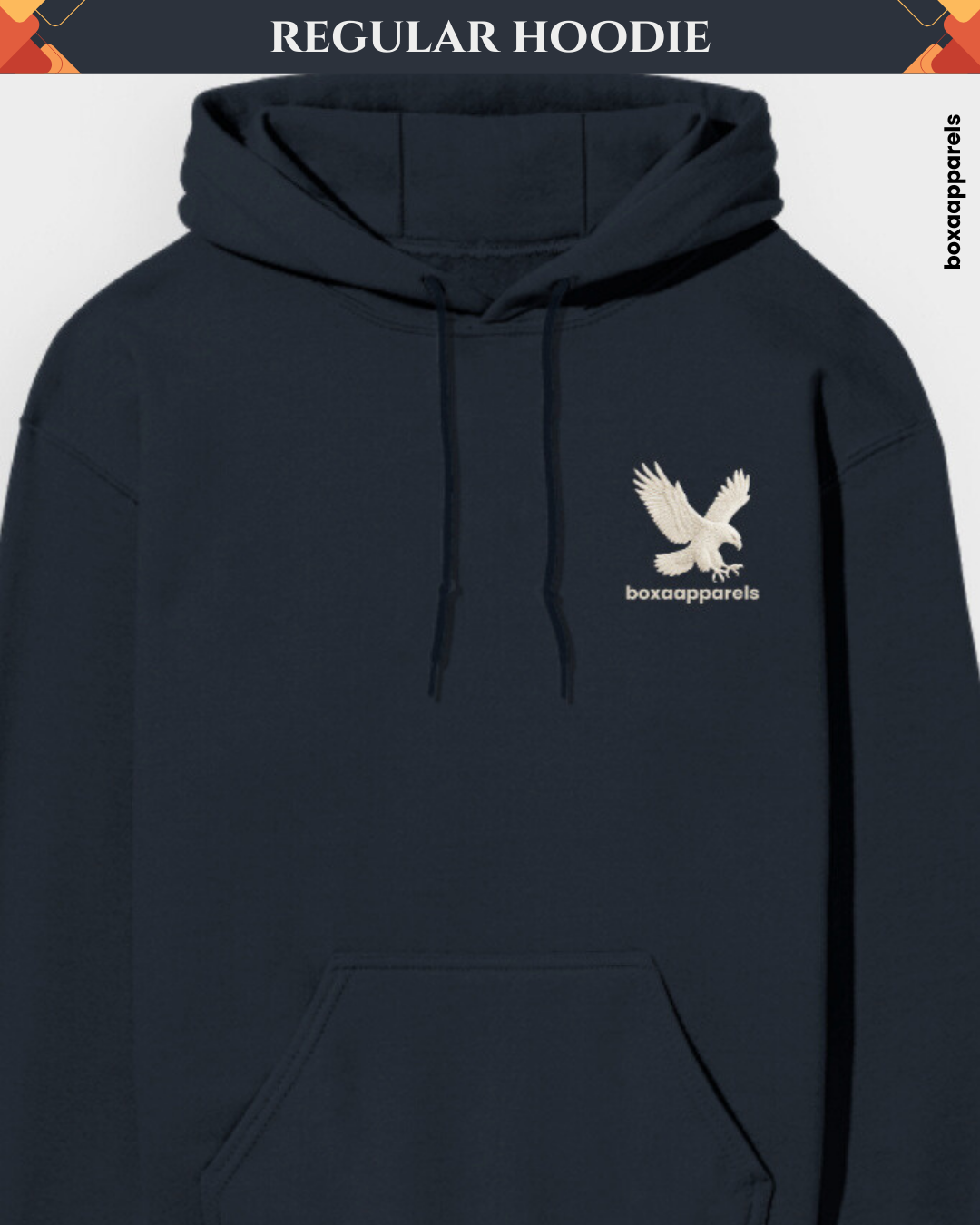 Boxa Regular Fit Unisex Hoodie Dark Tone – Everyday Comfort