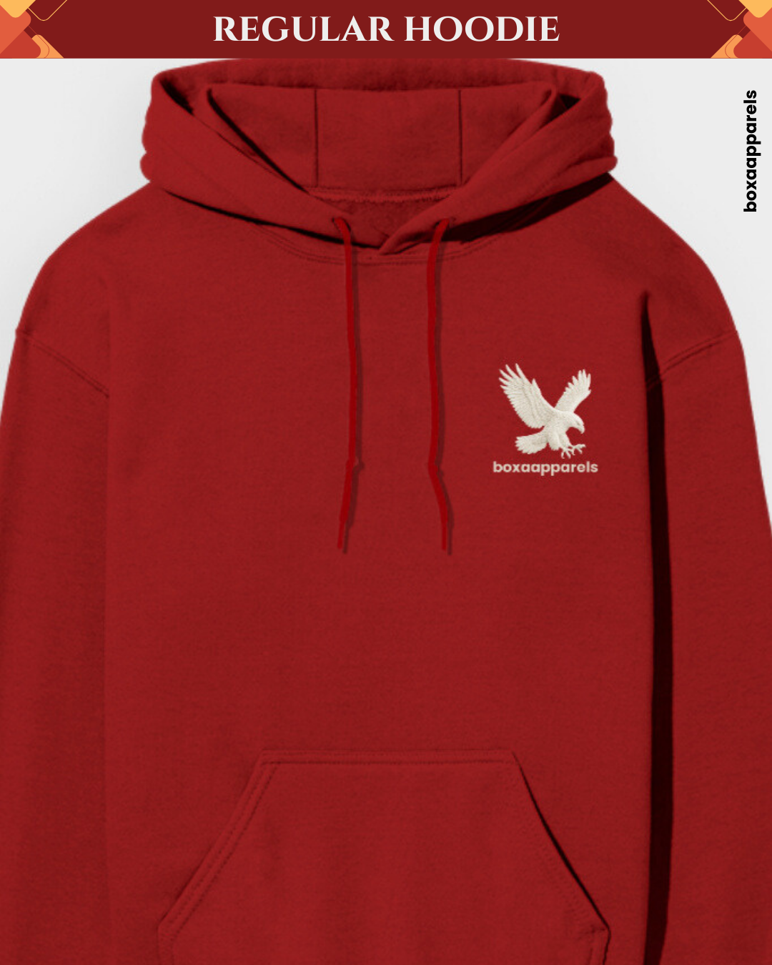 Boxa Regular Fit Unisex Hoodie Dark Tone – Everyday Comfort