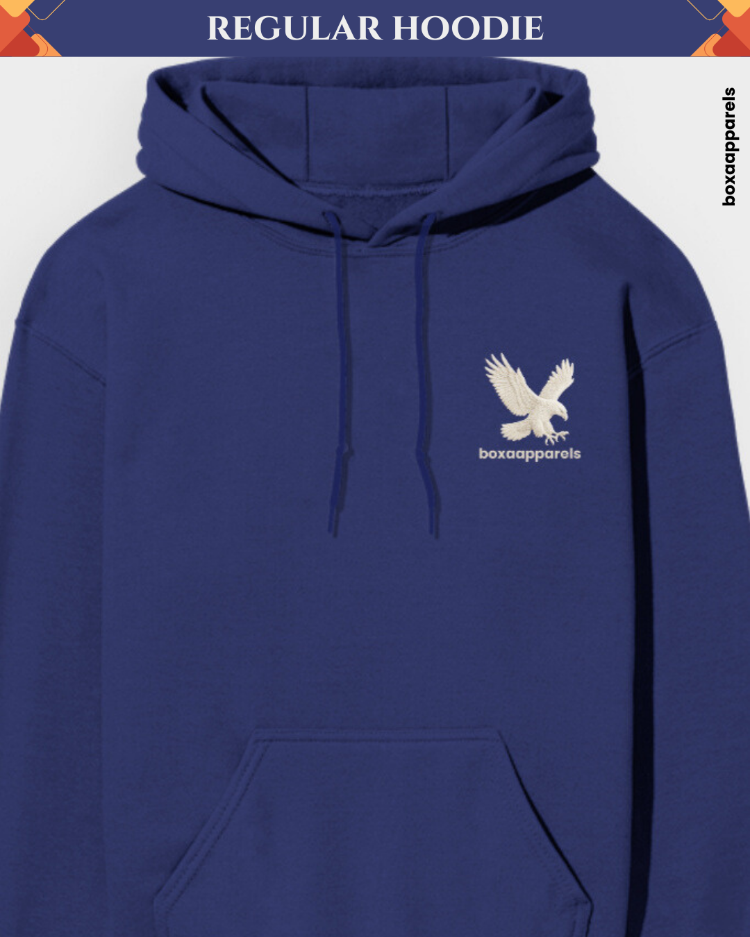 Boxa Regular Fit Unisex Hoodie Dark Tone – Everyday Comfort