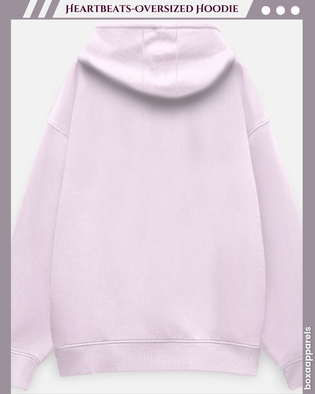 Threaded Heartbeat Special Edition - Unisex Oversized Hoodie