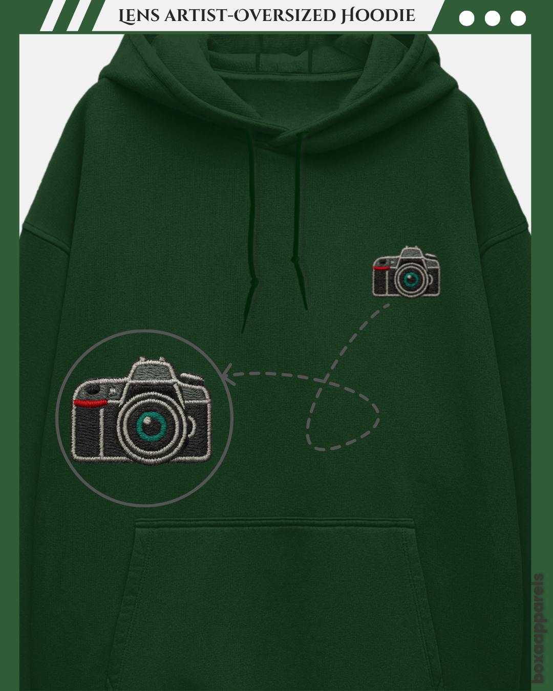 Through The Lens – Oversized Hoodie for Visual Storytellers