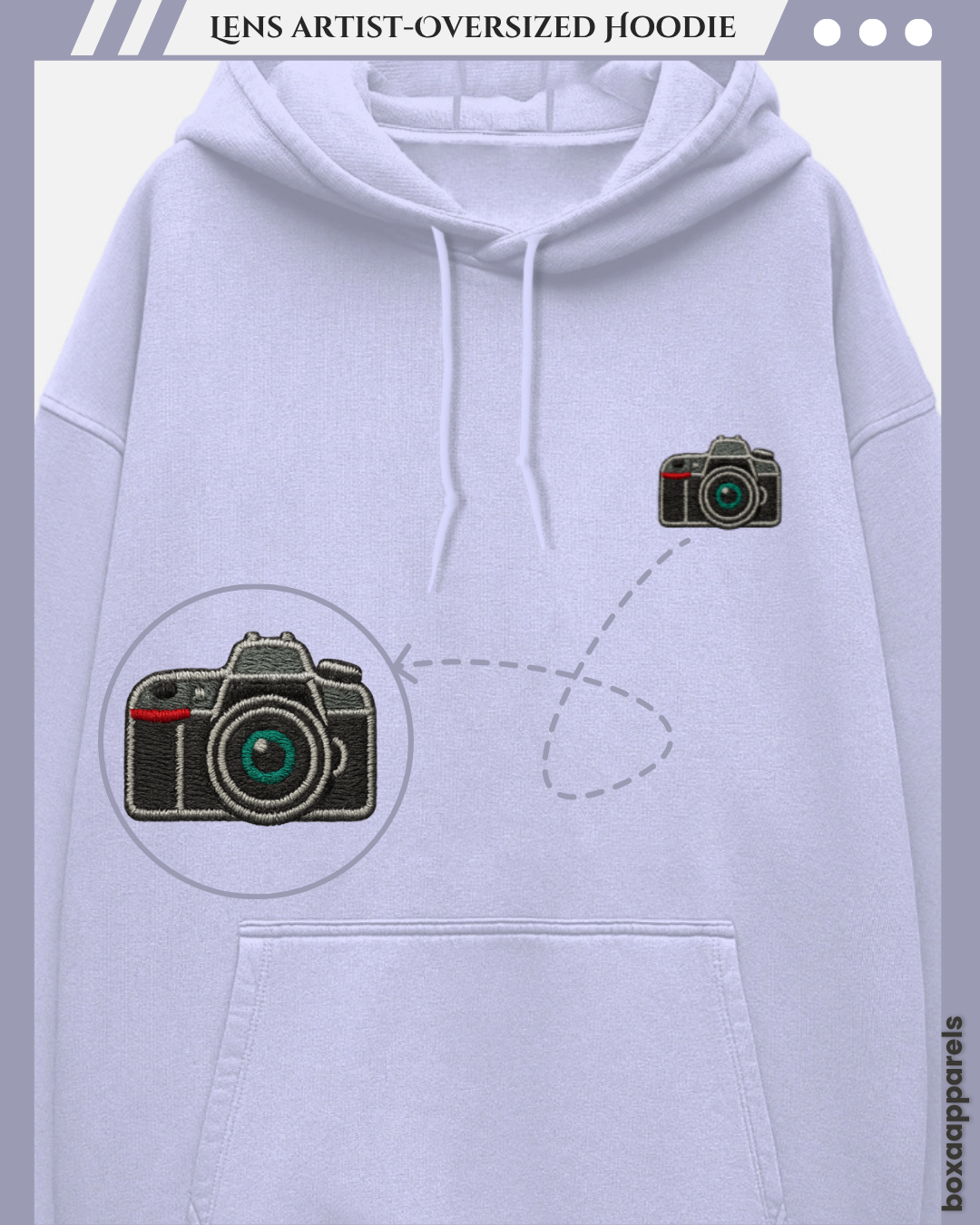 Through The Lens – Oversized Hoodie for Visual Storytellers