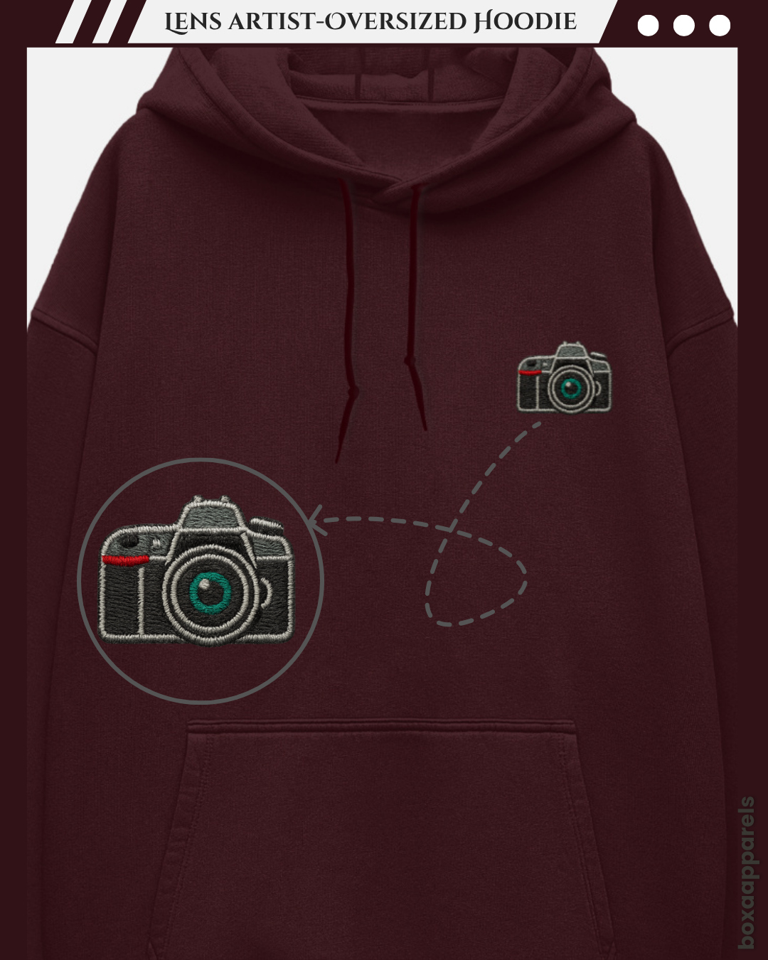 Through The Lens – Oversized Hoodie for Visual Storytellers