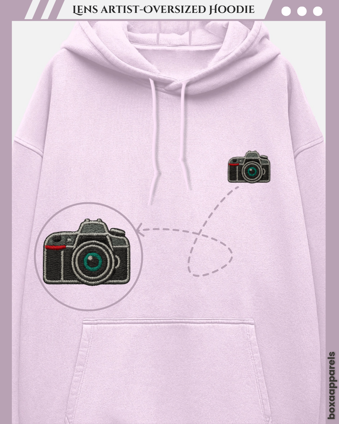 Through The Lens – Oversized Hoodie for Visual Storytellers