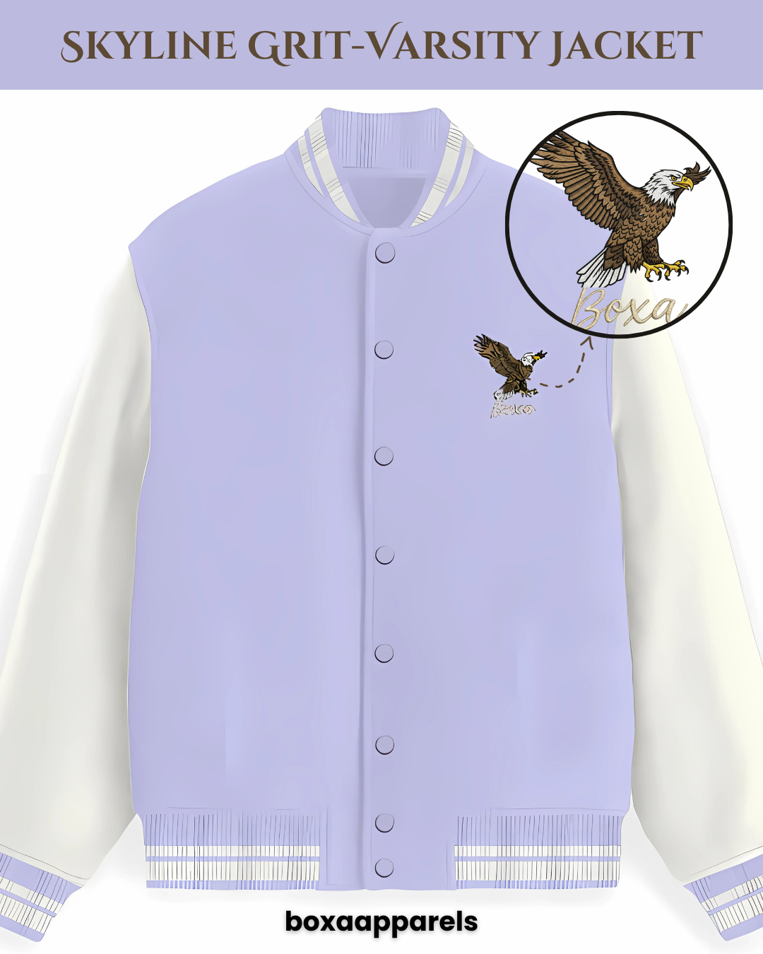 Skyline Grit - Noiseless Heights Varsity Jacket