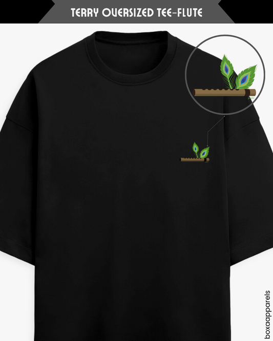 Unisex Terry Oversized Tee-Flute