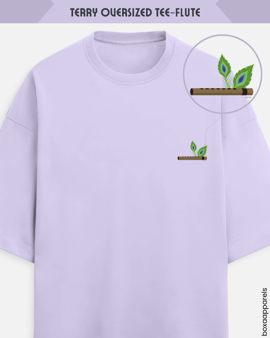 Unisex Terry Oversized Tee-Flute