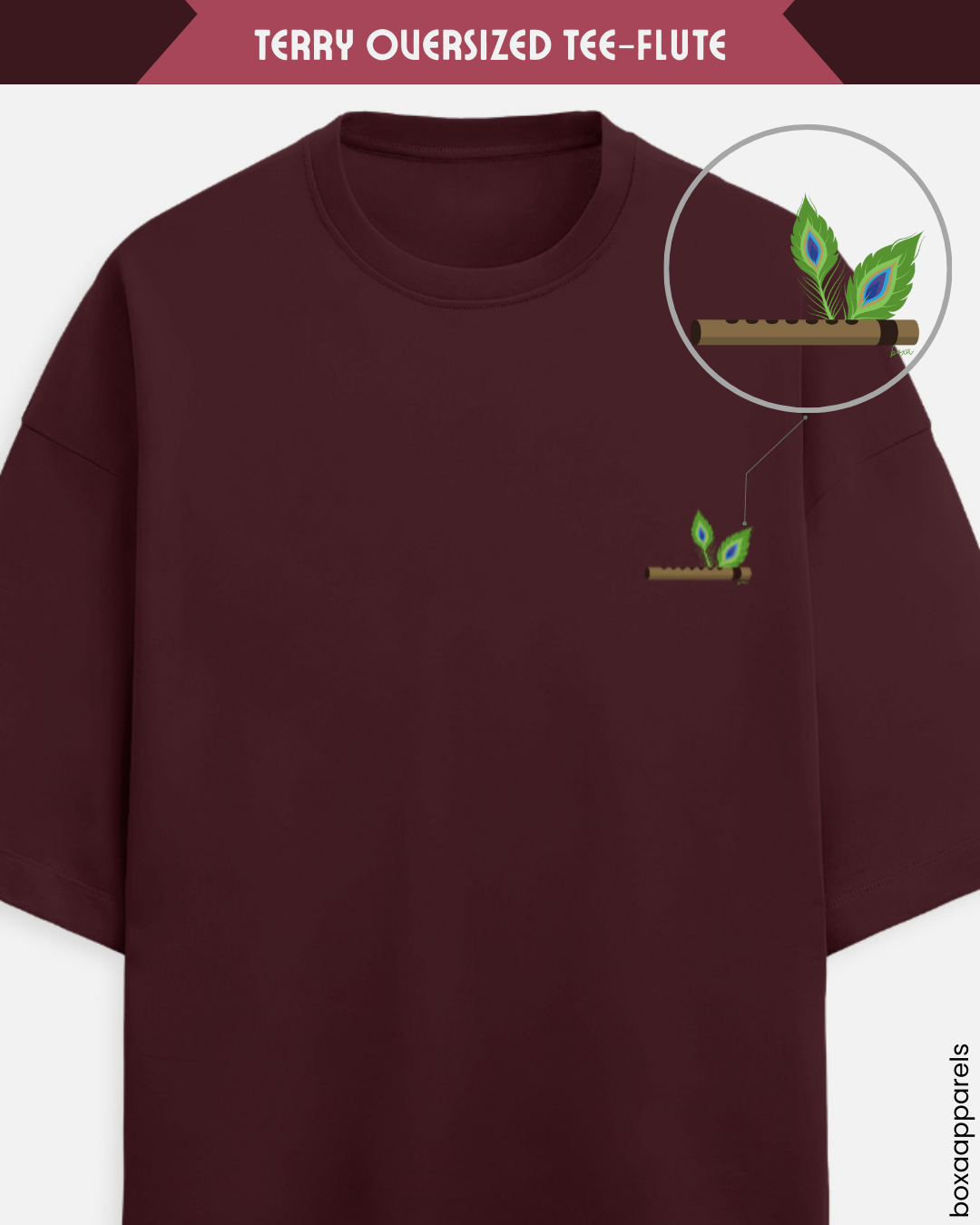 Unisex Terry Oversized Tee-Flute