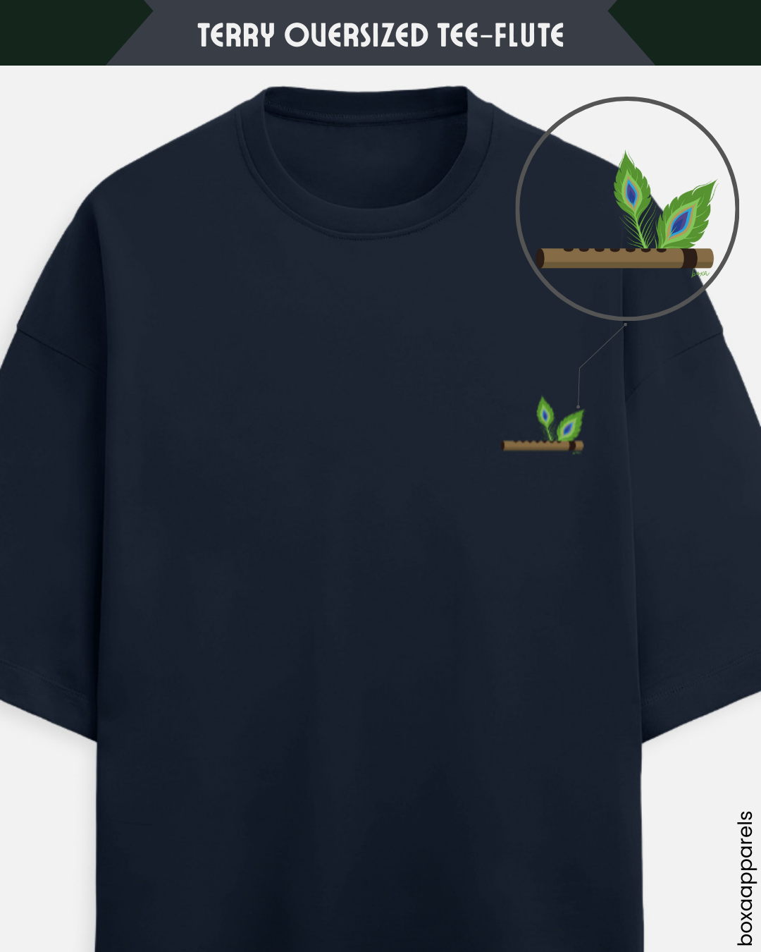 Unisex Terry Oversized Tee-Flute