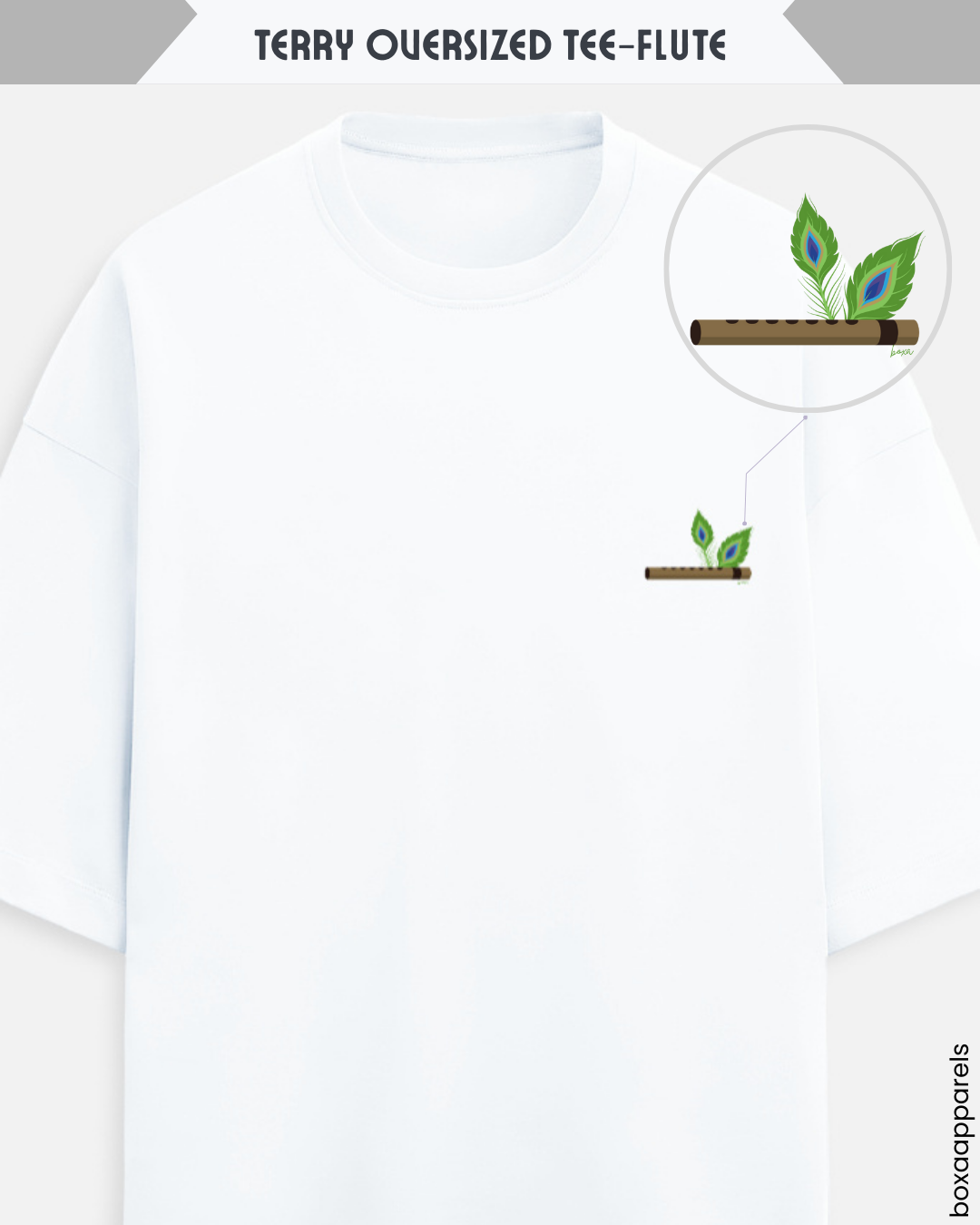 Unisex Terry Oversized Tee-Flute