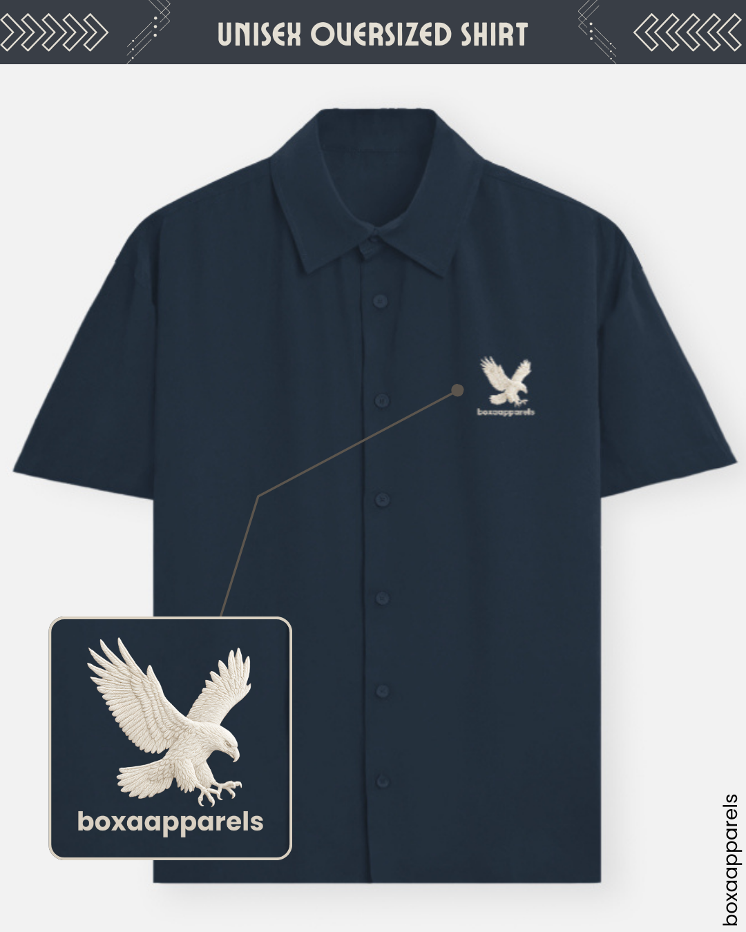 BoxaApparels Unisex Oversized Shirt
