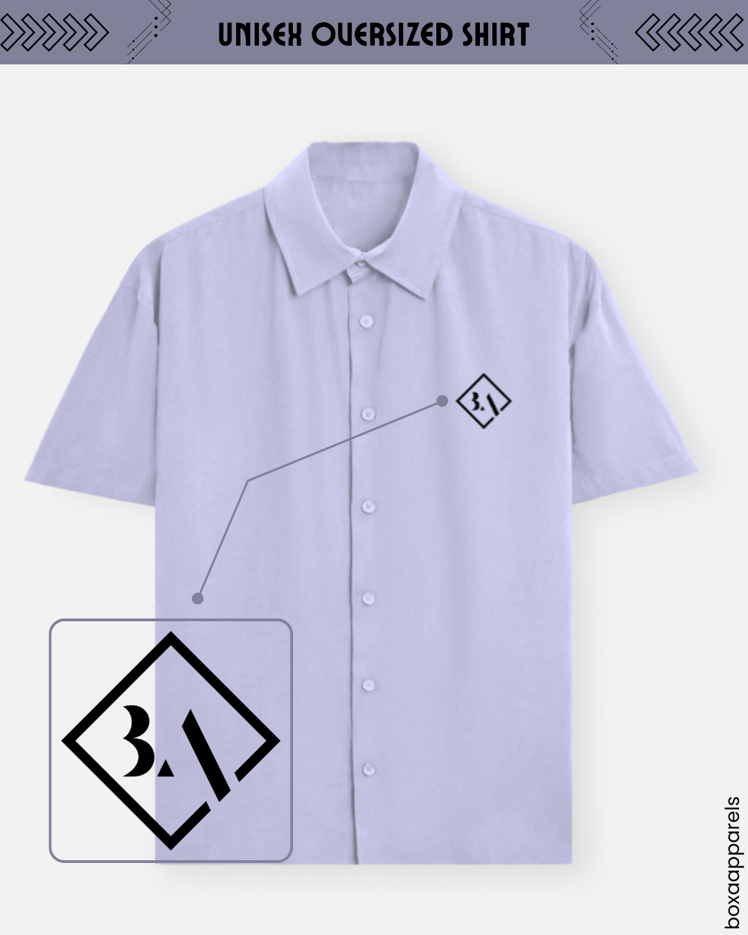 Boxaapparels Unisex Oversized Shirt