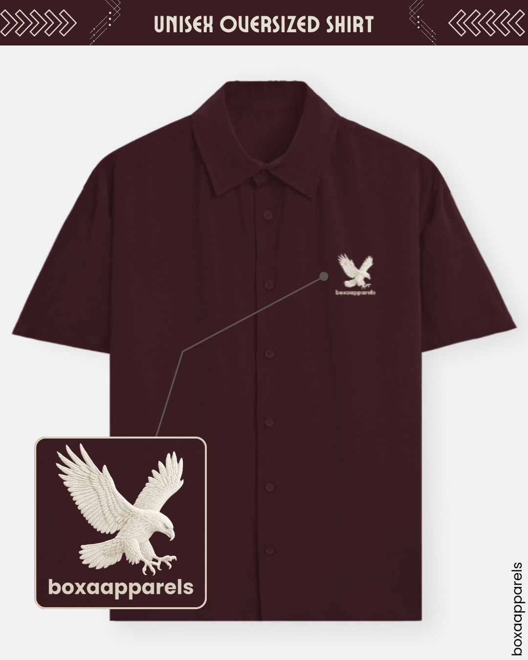 BoxaApparels Unisex Oversized Shirt