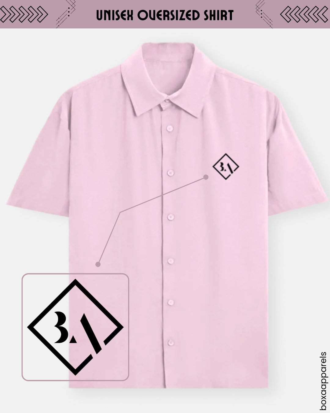 Boxaapparels Unisex Oversized Shirt