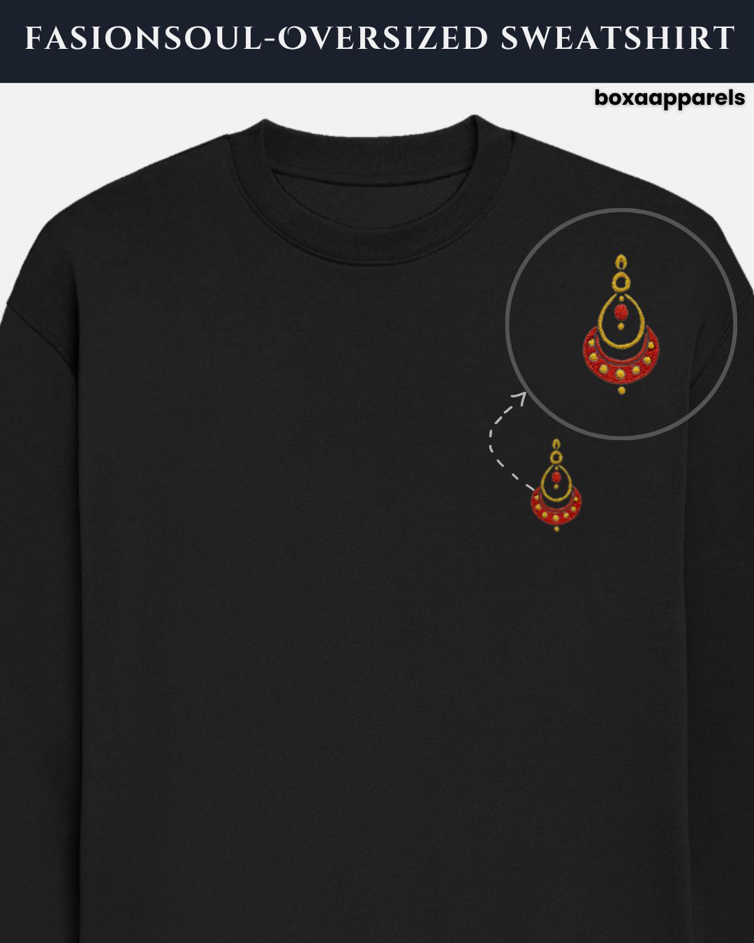 Oversized Elegance – Earring Design Drop