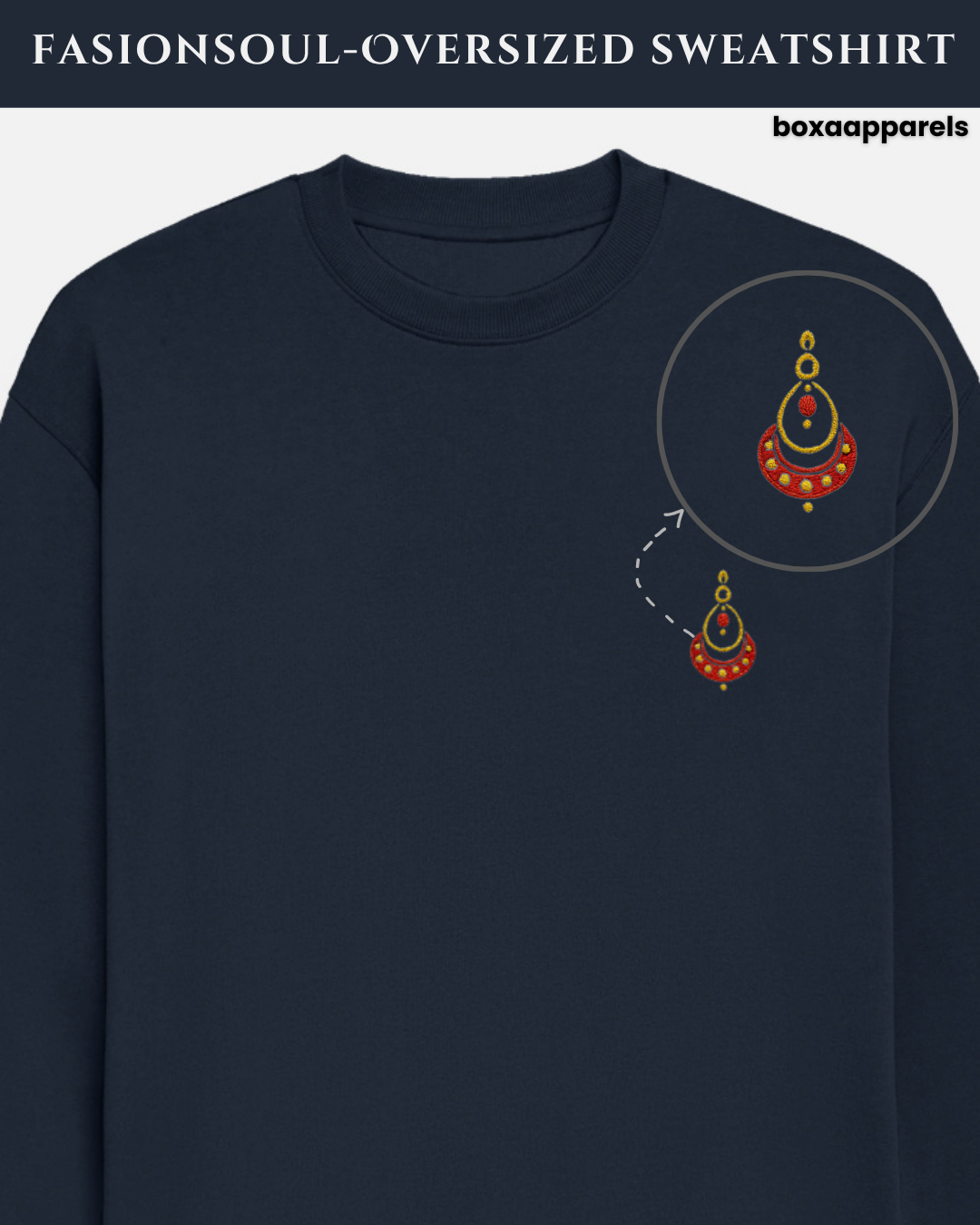 Oversized Elegance – Earring Design Drop