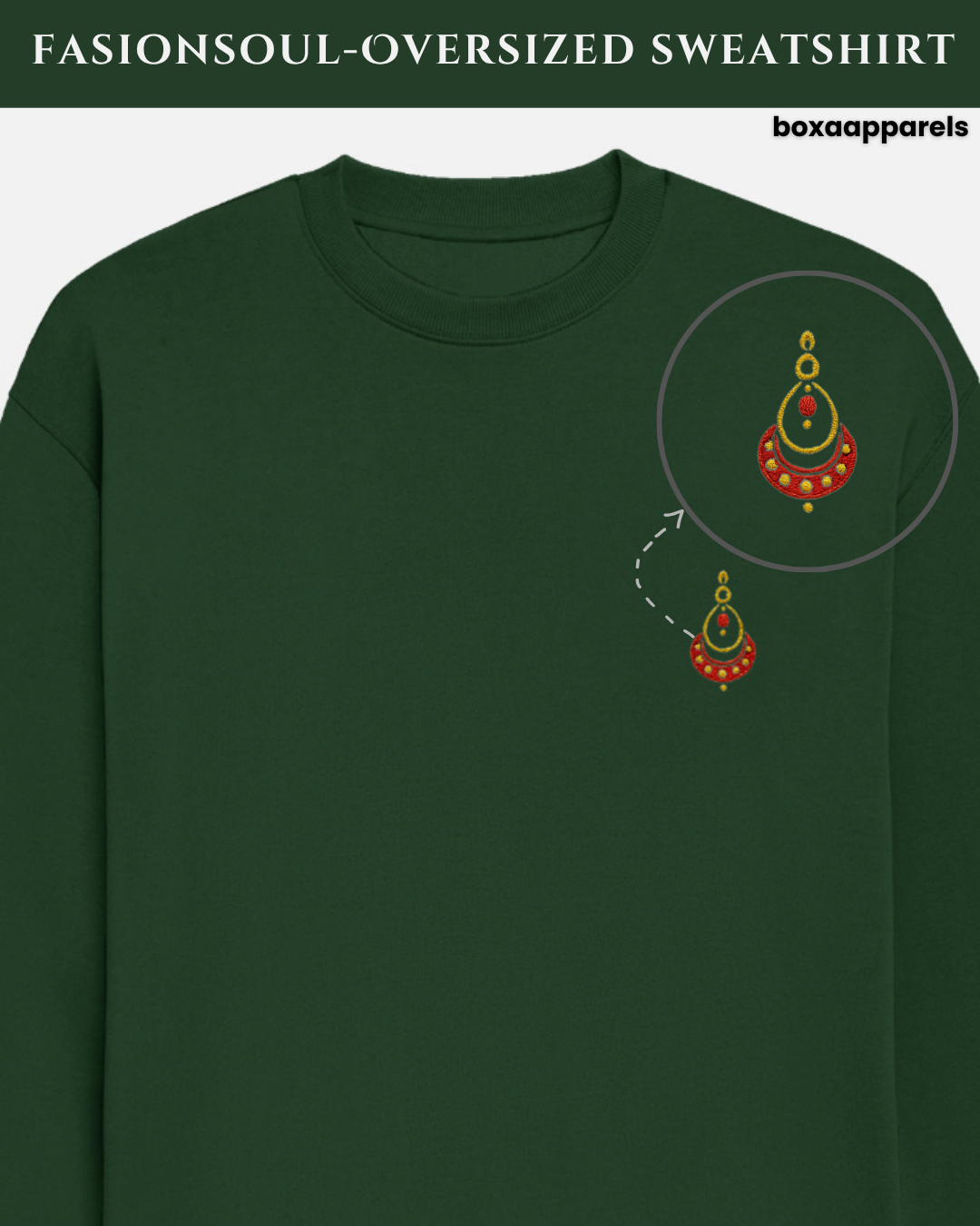 Oversized Elegance – Earring Design Drop