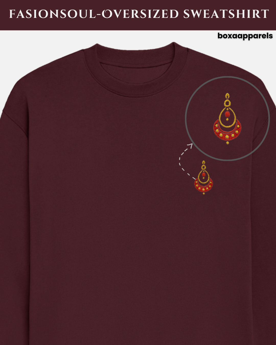 Oversized Elegance – Earring Design Drop