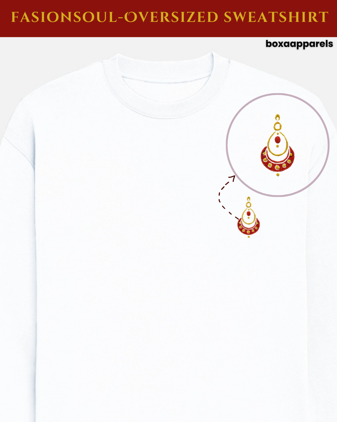 Oversized Elegance – Earring Design Drop